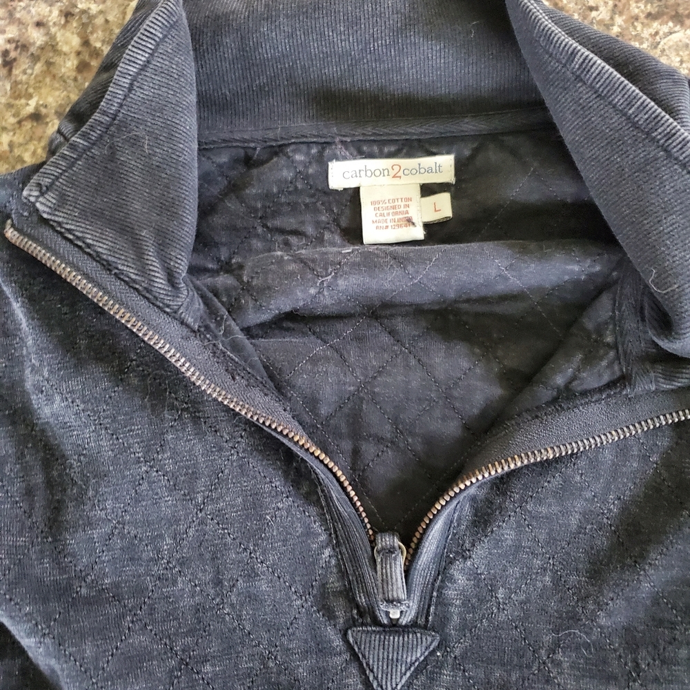 Carbon 2 cobalt sweater large